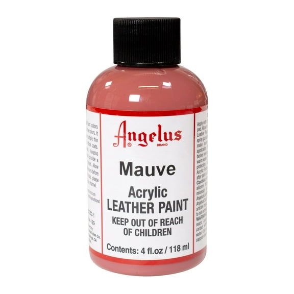Angelus Acrylic Leather Paint, 4 oz., Mauve