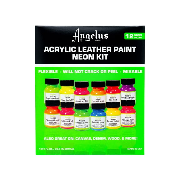 ANG NEON PNT 1OZ 12CLR KIT