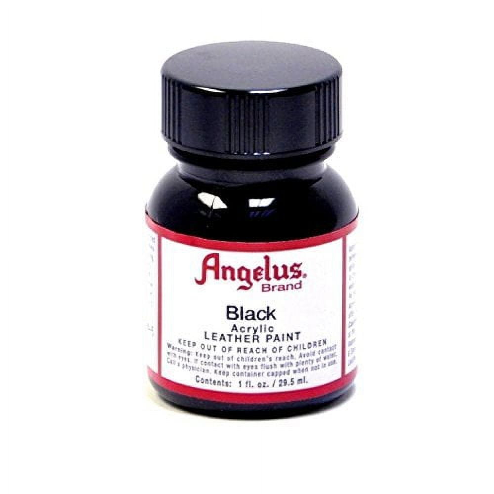 Angelus Black Acrylic Paint Leather Acrylic Paint Shoe Paint
