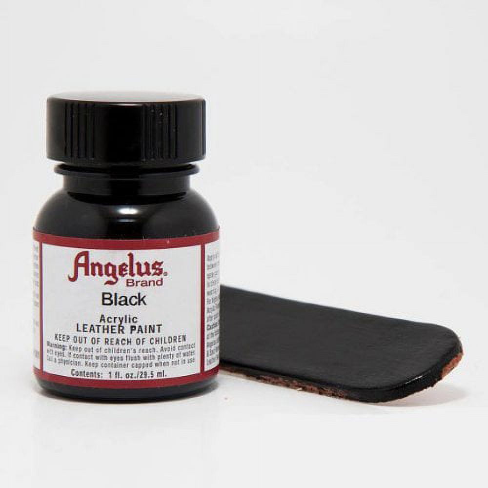 Angelus® Acrylic Leather Paint, 1 oz., Flat Black