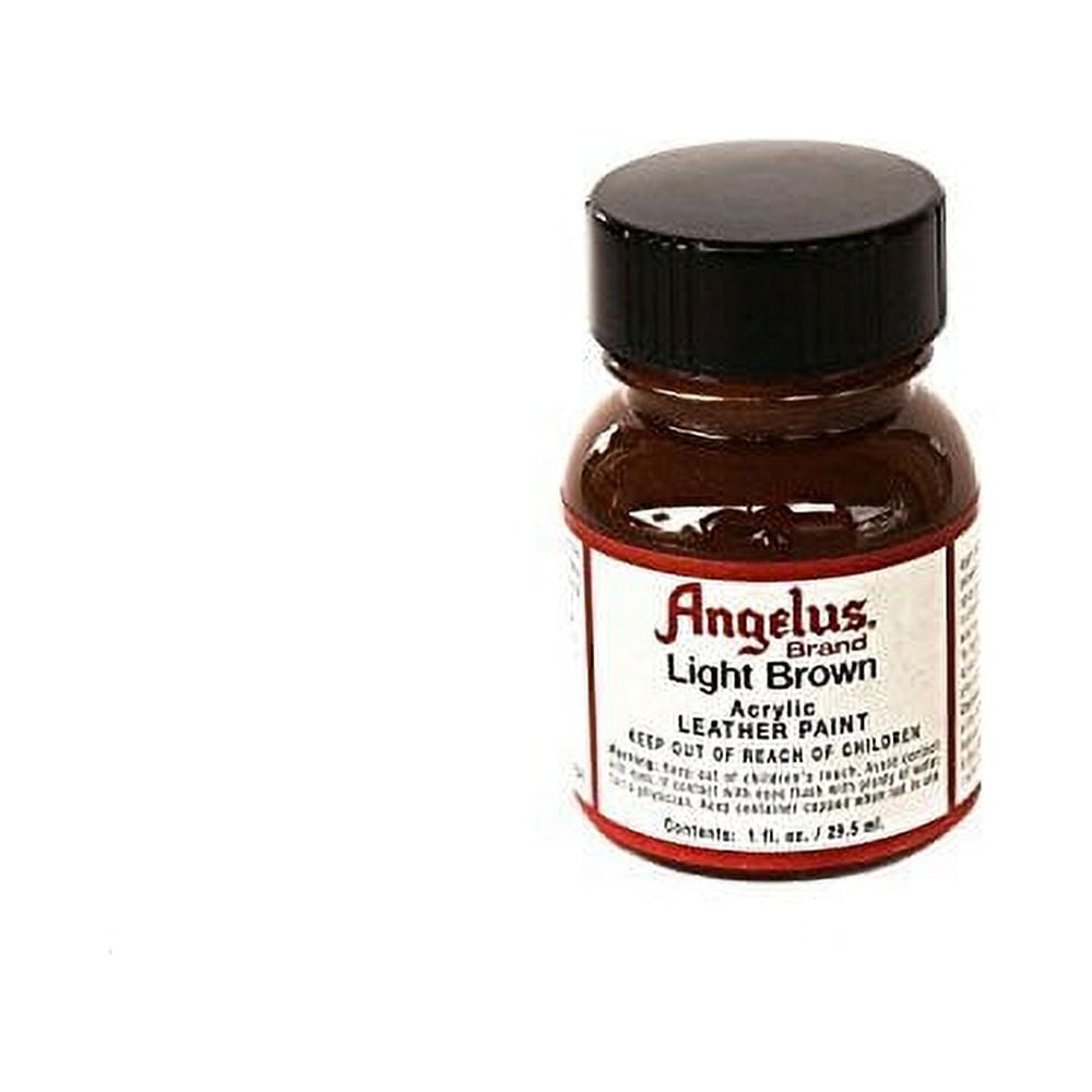 Angelus Acrylic Leather Paint - Light Brown, 1 oz