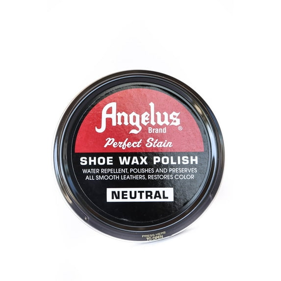 Angelus Bran Leather Shoe Carnauba Wax Polish High Gloss Army Shine 3 oz