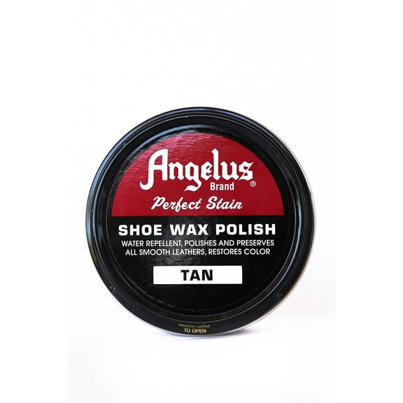 Angelus Bran Leather Shoe Carnauba Wax Polish High Gloss Army Shine 3 oz