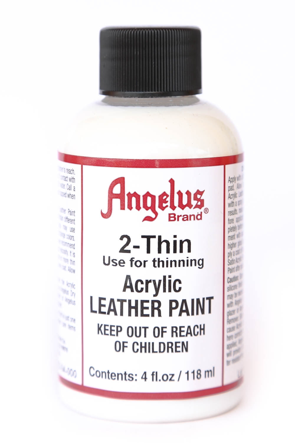 Angelus Brand 2Thin Acrylic Leather Paint Thinner 4 oz