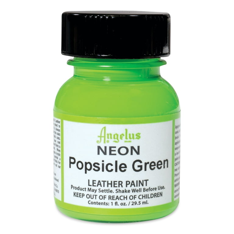 Angelus® Brand, Neon Leather Paint, Popsicle Green