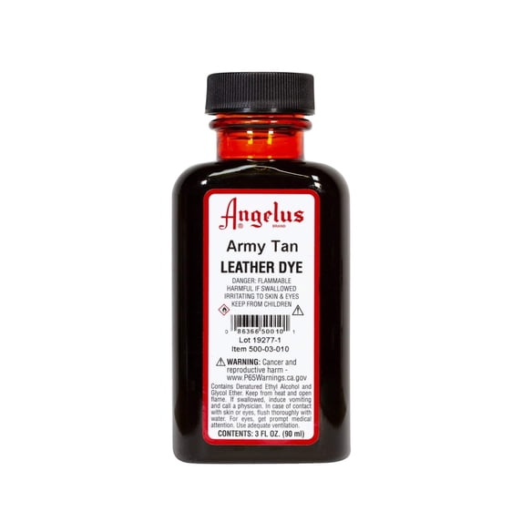 Angelus® Leather Dye, 3 oz. Army Tan