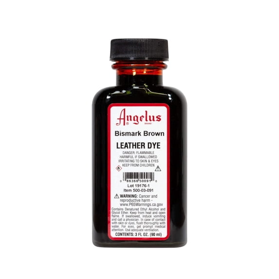 Angelus® Leather Dye, 3 oz. Bismark Brown