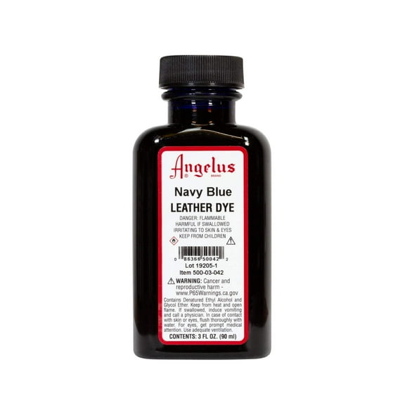 Angelus® Leather Dye, 3 oz. Navy Blue