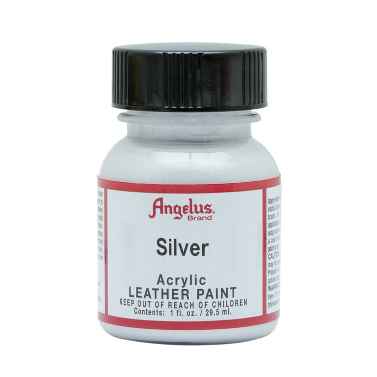 Angelus Acrylic Leather Paint 1oz Silver