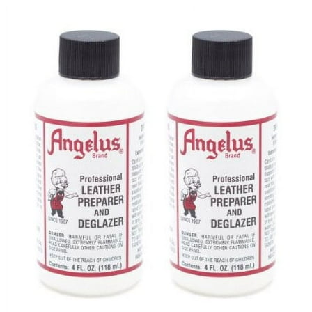 angelus leather preparer & deglazer 4 oz. (pack of 2)
