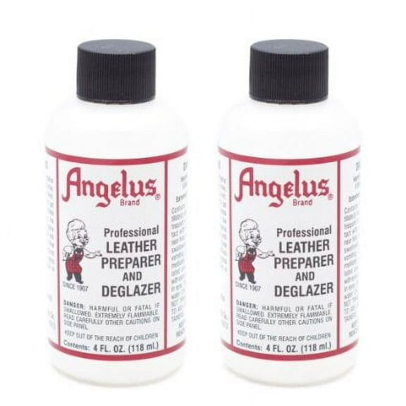angelus leather preparer & deglazer 4 oz. (pack of 2)