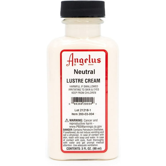 Angelus Lustre Cream Leather Finish Neutral 3 fl oz