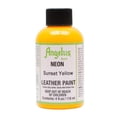 thumbnail image 1 of Angelus Neon Leather Paint 4 oz, Sunset Yellow, 1 of 1