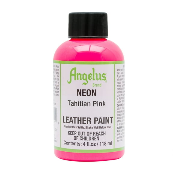 Angelus® Neon Leather Paint, 4 oz., Tahitian Pink