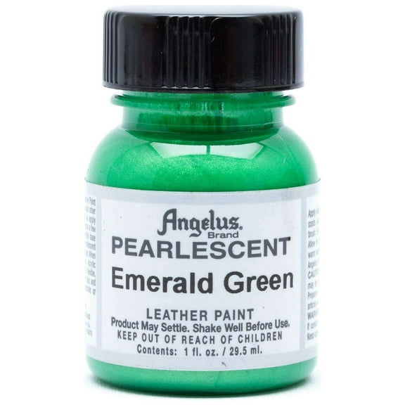 Angelus® Pearlescent Leather Paint, 1 oz., Emerald Green