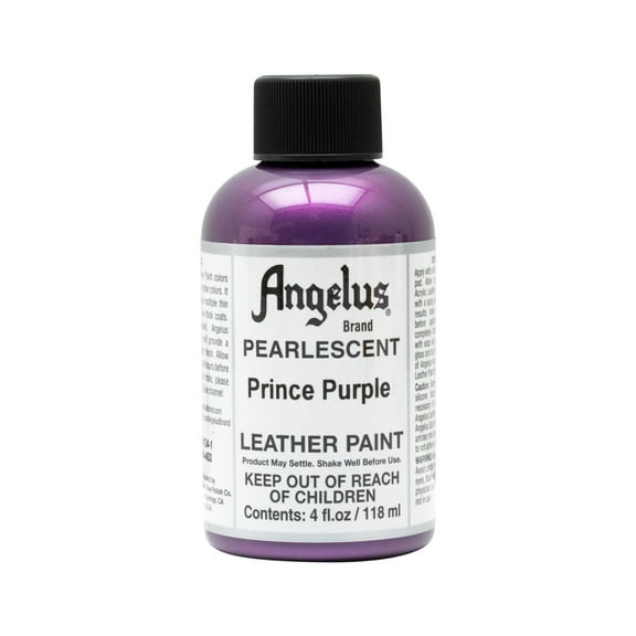Angelus® Pearlescent Leather Paint, 4 oz. Prince Purple