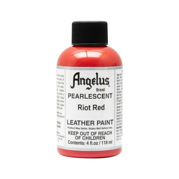 Angelus® Pearlescent Leather Paint, 4 oz. Riot Red