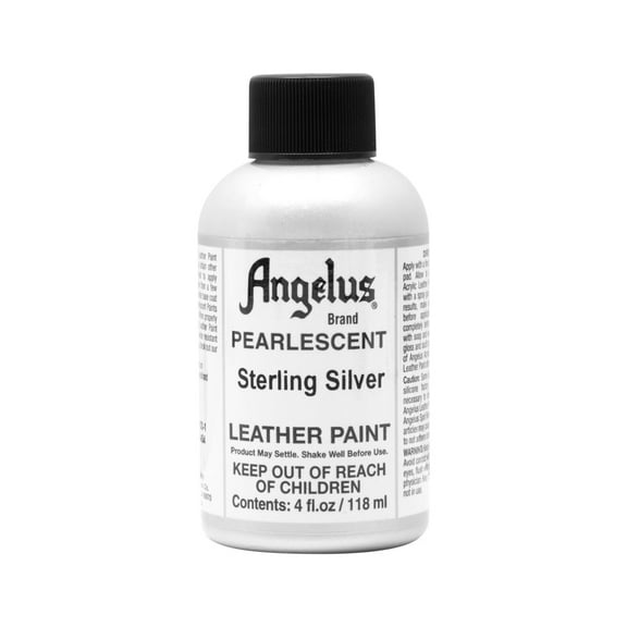 Angelus® Pearlescent Leather Paint, 4 oz. Sterling Silver
