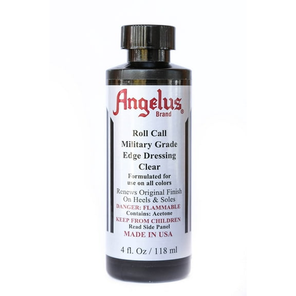 Angelus Roll Call Military Grade Shoe Boot Edge & Heel Dressing w/Applicator 4oz