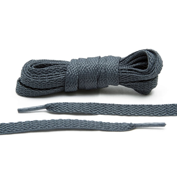 Angelus Lace Lab Flat Colored Shoe Laces - Dark Grey, 45" Long
