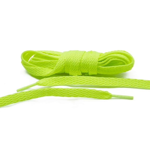Angelus Lace Lab Flat Colored Shoe Laces - Volt, 45" Long