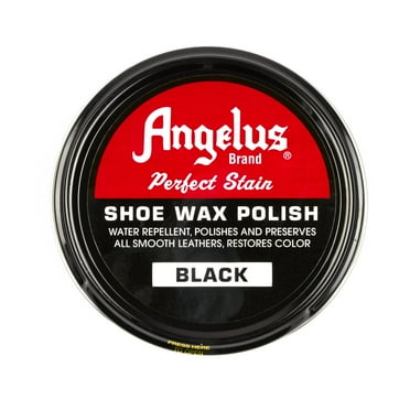 Angelus Shoe Wax Leather Polish Black 3 Oz