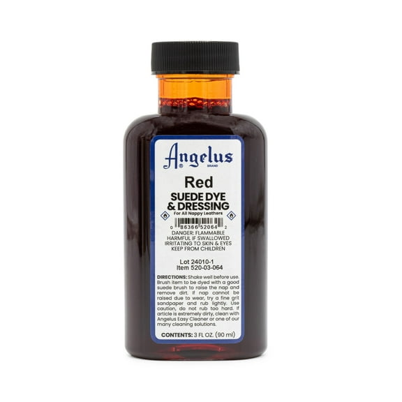 Angelus® Suede Dye, 3 oz. Red