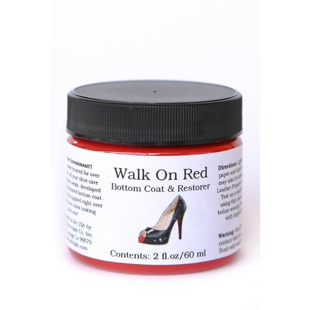 Angelus Walk On RED Louboutin Shoes/Boot Sole/Edge Bottm Coat