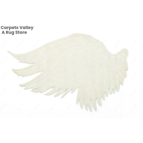 Angelwing Hand-Tufted Wool Area Rug – Exquisite Handmade Carpet for Home, Living Room, and Bedroom Decor