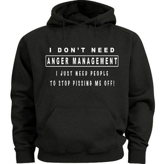 Anger Management Funny Hoodie Pullover Sweatshirt Clothing