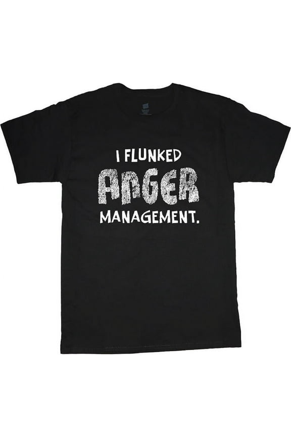 Anger Management Funny T-shirt Men's Big and Tall Graphic Tee