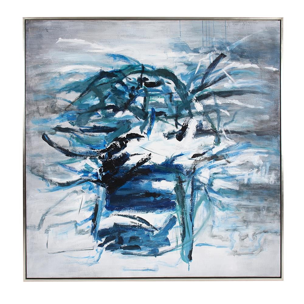 Anger Management Hand Painted Canvas Wall Art - Abstract Emotional Expression