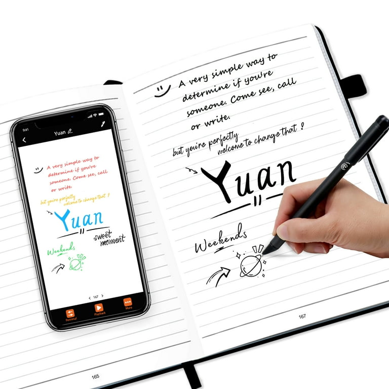 Yuan Smart Pen+Notebook: SmartPen Real-time Sync for Storing