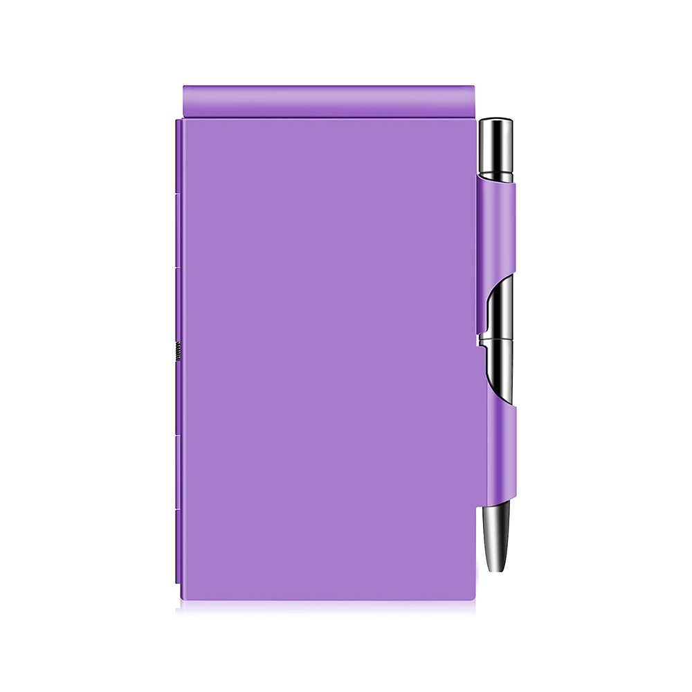 Angfeng Clamshell Notebook Metal Memo Pads Creative Notebooks Office