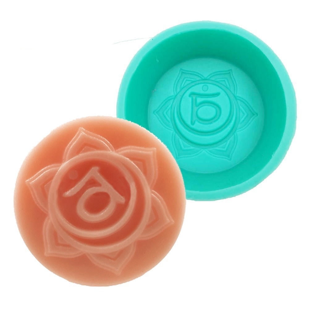 Angfeng OM Aum Yoga Symbol Silicone Mold For Soap Incantation Cake