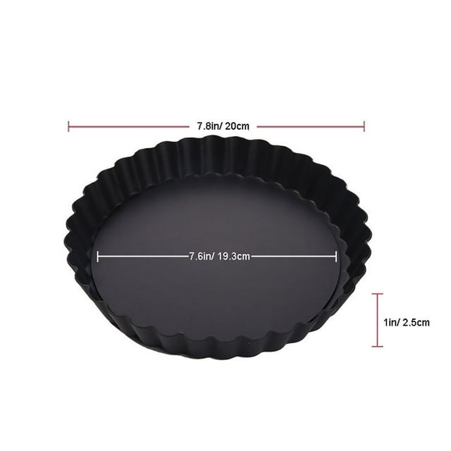 Angfeng Removable Bottom NonStick Tart Quiche Pan Aluminum Round Cake