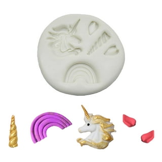 Unicorn Silicone Candy Mold, 8 x 4 Purple Silicone Mold, Way to Celebrate