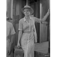 thumbnail image 1 of Angie Dickinson standing in Casual Formal Dress Black and White Photo Print (24 x 30), 1 of 1