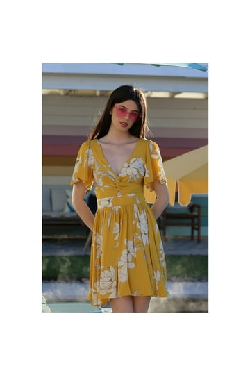 leo lin green floral dress Rayna Appliqué Bustier Maxi Dress main image 1
