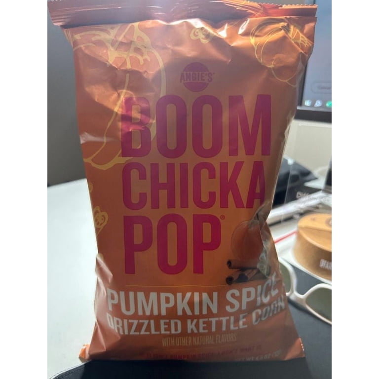 Angie's BOOMCHICKAPOP Pumpkin Spice Flavored Drizzled Kettle Corn