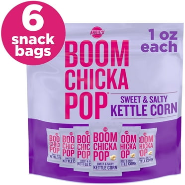 Angie's BOOMCHICKAPOP Sweet & Salty Kettle Corn, Halloween Snack, 1 oz., 6-Count