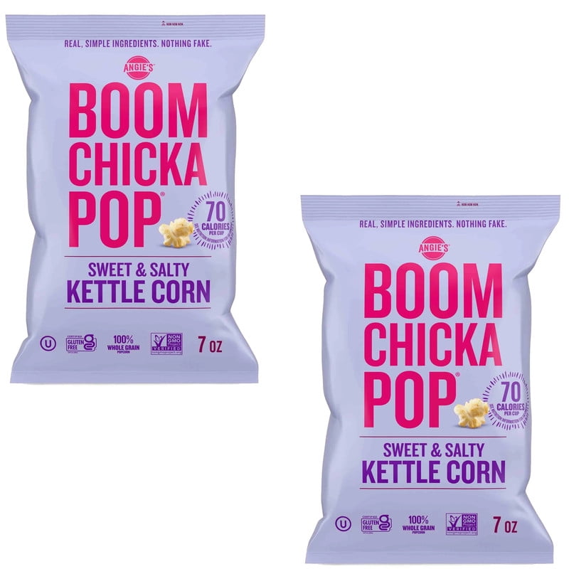 Angie's BOOMCHICKAPOP Sweet & Salty Kettle Corn Popcorn, PrePopped