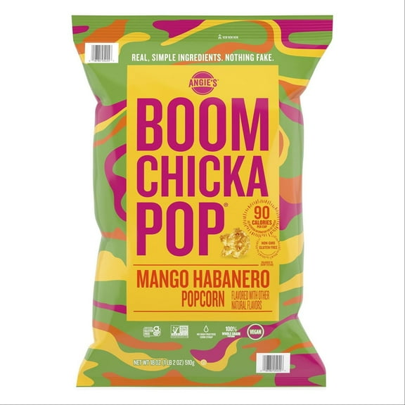 Angie's Boom Chicka Pop Mango Habanero Popcorn, 18 Ounce