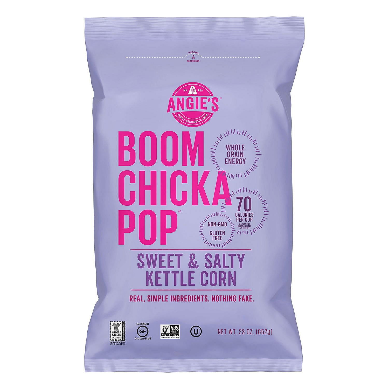 Angie s Boom Chicka Pop Sweet and Salty Kettle Corn 23 Ounce