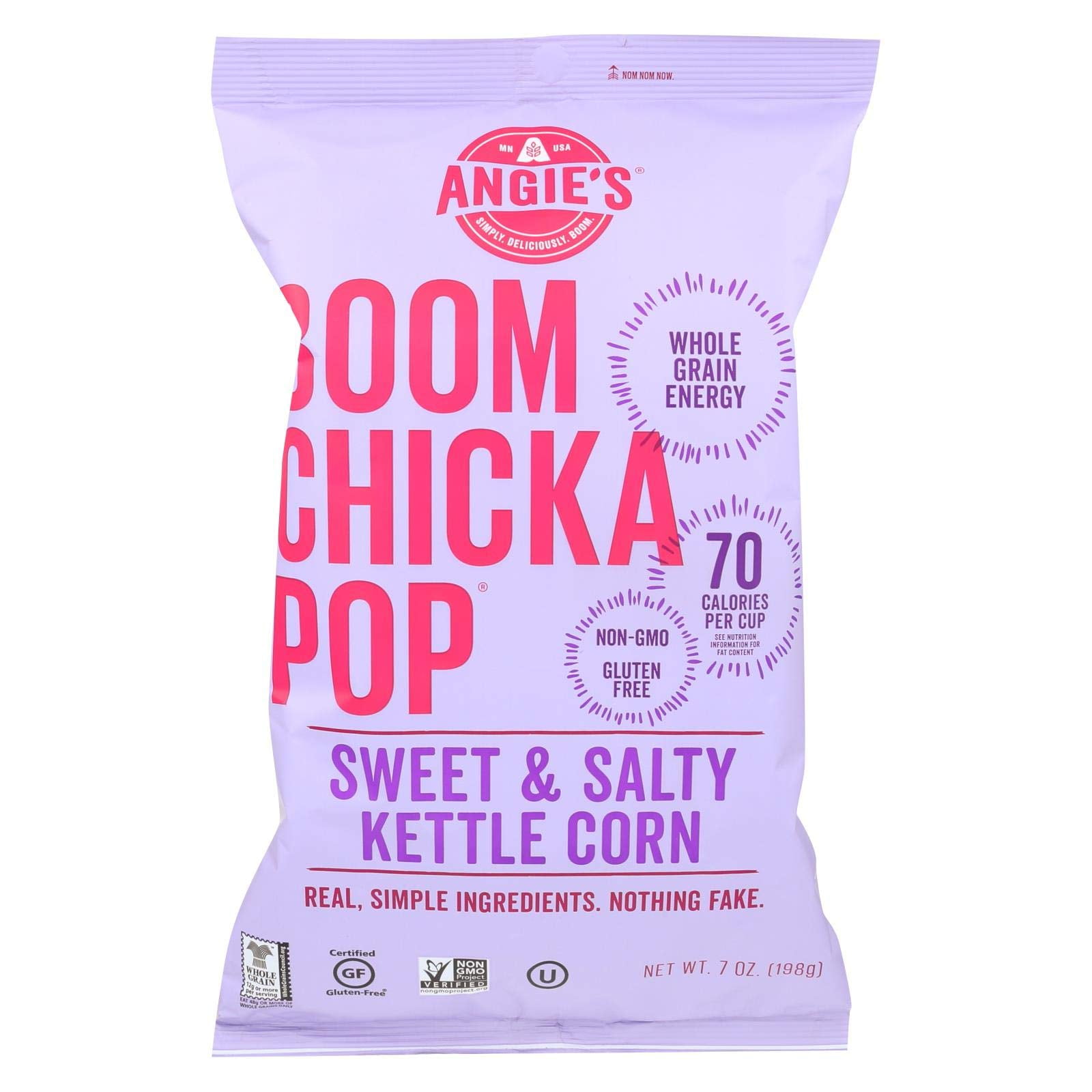 Angie's Kettle Corn Boom Chicka Pop Sweet And Salty Popcorn Case Of