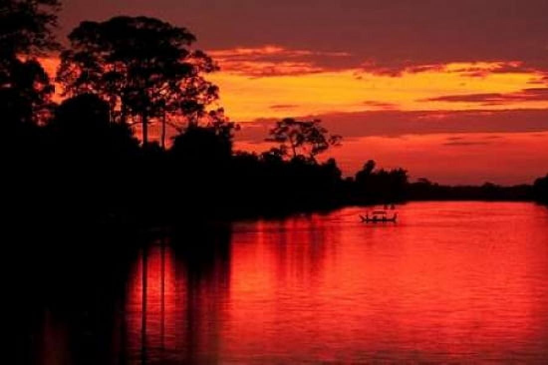 Angkor Sunset I Canvas Art - Erin Berzel (12 x 18)