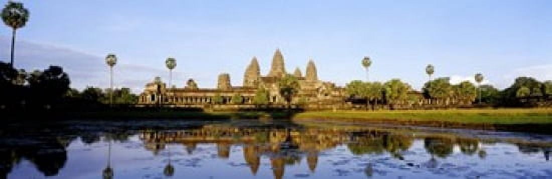 Angkor Wat Cambodia Canvas Art - Panoramic Images (18 x 6)