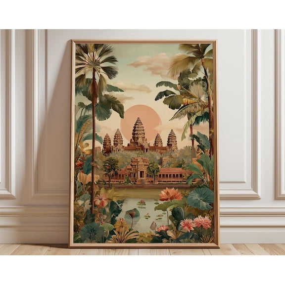 Angkor Wat Cambodia Wall Art Print