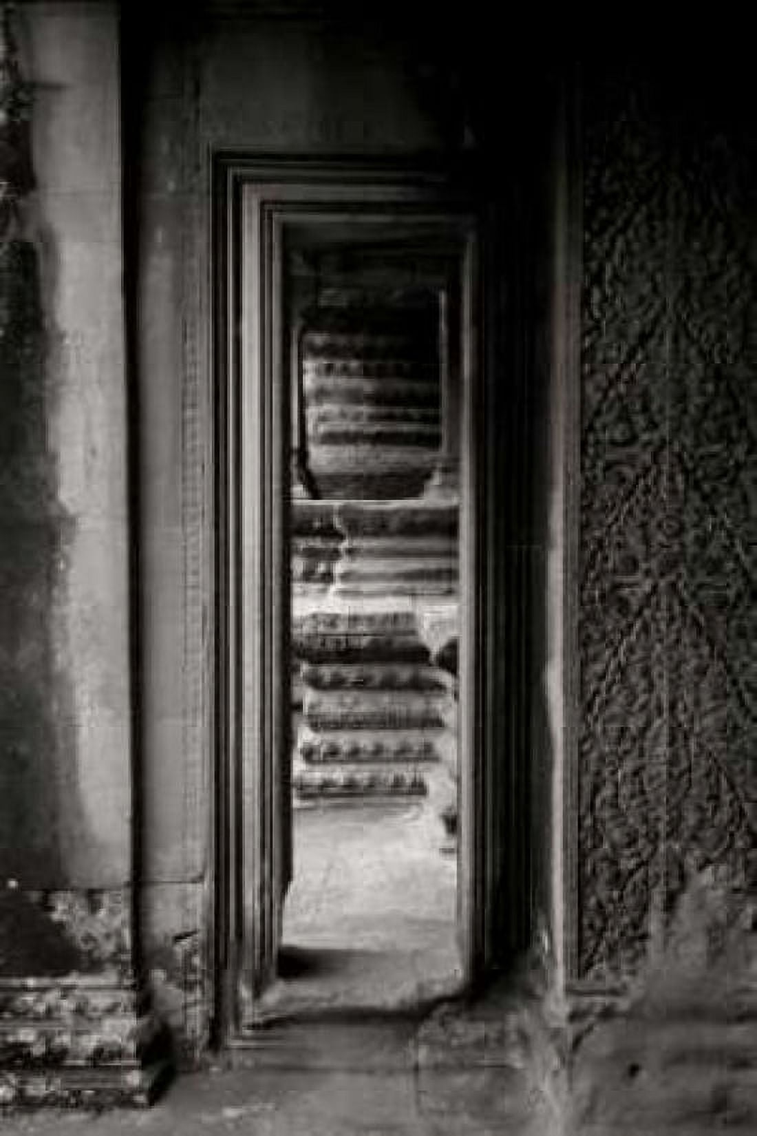 Angkor Wat II BW Canvas Art - Erin Berzel (12 x 18)