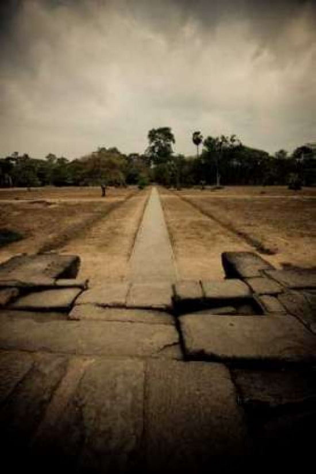 Angkor Wat Pathway Canvas Art - Erin Berzel (24 x 36)